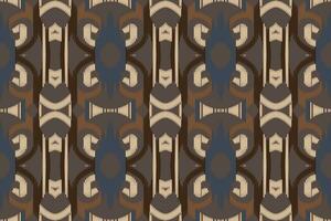 ikat tyg paisley broderi bakgrund. ikat blommig geometrisk etnisk orientalisk mönster traditionell.aztec stil abstrakt vektor illustration.design för textur, tyg, kläder, inslagning, sarong.