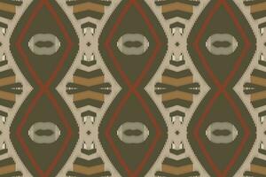 ikat tyg paisley broderi bakgrund. ikat skriva ut geometrisk etnisk orientalisk mönster traditionell.aztec stil abstrakt vektor illustration.design för textur, tyg, kläder, inslagning, sarong.
