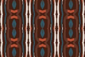 Ikat nahtlos Muster Stickerei Hintergrund. Ikat druckt geometrisch ethnisch orientalisch Muster traditionell. Ikat aztekisch Stil abstrakt Design zum drucken Textur, Stoff, Saree, Sari, Teppich. vektor