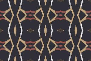 motiv ikat paisley broderi bakgrund. ikat textur geometrisk etnisk orientalisk mönster traditionell.aztec stil abstrakt vektor illustration.design för textur, tyg, kläder, inslagning, sarong.