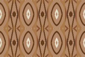 motiv ikat paisley broderi bakgrund. ikat Ränder geometrisk etnisk orientalisk mönster traditionell. ikat aztec stil abstrakt design för skriva ut textur, tyg, saree, sari, matta. vektor