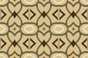 motiv ikat blommig paisley broderi bakgrund. ikat rand geometrisk etnisk orientalisk mönster traditionell. ikat aztec stil abstrakt design för skriva ut textur, tyg, saree, sari, matta. vektor