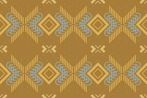 ethnisch Muster Design. traditionell gemustert Teppiche es ist ein Muster erstellt durch kombinieren geometrisch Formen. erstellen schön Stoff Muster. Design zum drucken. vektor