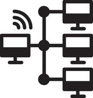 artificiell intelligens ikon symbol vektor bild. illustration av de hjärna robot inlärning mänsklig smart algoritm design bild.