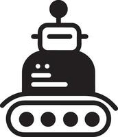 artificiell intelligens ikon symbol vektor bild. illustration av de hjärna robot inlärning mänsklig smart algoritm design bild.