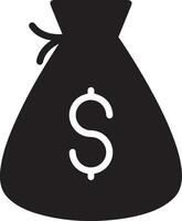 pengar utbyta betalning ikon symbol vektor bild. illustration av de dollar valuta mynt grafisk design bild