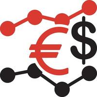 Geld Austausch Zahlung Symbol Symbol Vektor Bild. Illustration von das Dollar Währung Münze Grafik Design Bild