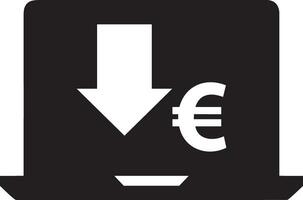 pengar utbyta betalning ikon symbol vektor bild. illustration av de dollar valuta mynt grafisk design bild