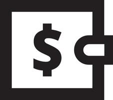 pengar utbyta betalning ikon symbol vektor bild. illustration av de dollar valuta mynt grafisk design bild