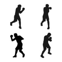 Boxen Sport Person Symbol Vektor