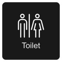 Toilette Richtung Symbol Vektor