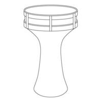 Darbuka Symbol Vektor