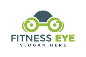 modern minimalistisch Fitnessstudio Fitness Logo. Bodybuilding Aktivität Logo Design Vorlage vektor