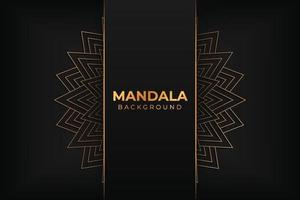 Luxus Mandala Hintergrund vektor