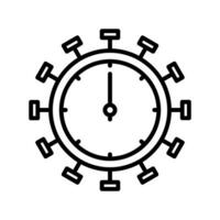 Timer-Vektor-Symbol vektor