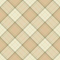 tartan schottland nahtloser karierter mustervektor. Retro-Hintergrundstoff. Vintage Check Farbe quadratische geometrische Textur. vektor