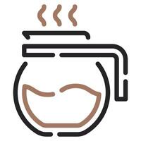 Kaffee Topf Symbol Illustration, zum uiux, Infografik, usw vektor