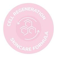 Zelle Regeneration, Hautpflege Formel zum Gesichter vektor
