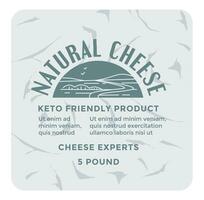 natürlich Käse Keto freundlich Produkt, 5 Pfund vektor