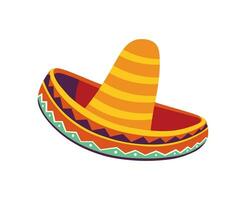 mexikansk kultur och traditioner, sombrero hattar vektor