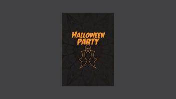 Halloween-Party, Set von drei hellen Bannern. Vektor-Banner-Design. vektor