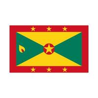 nationell Land flagga av grenada vektor