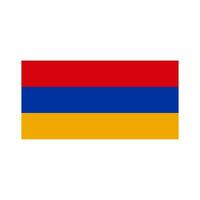 National Land Flagge von Armenien vektor