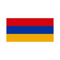 nationell Land flagga av armenia vektor