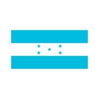 National Land Flagge von Honduras vektor