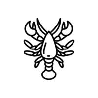 Hummer Symbol im Vektor. Illustration vektor