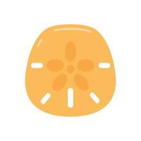 Sand Dollar Symbol im Vektor. Illustration vektor