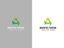 Brief-Logo-Design vektor