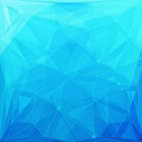 abstrakt Blau polygonal Hintergrund mit ein Weiß Hintergrund vektor