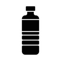 Wasser Flasche Symbol Vektor Design Vorlage einfach und sauber