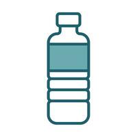 Wasser Flasche Symbol Vektor Design Vorlage einfach und sauber