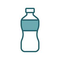 Wasser Flasche Symbol Vektor Design Vorlage einfach und sauber