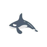 Orca Wal Symbol im Vektor. Illustration vektor