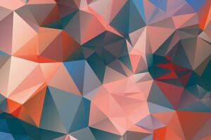 Low-Poly-Hintergrund-Poster-Banner-Design vektor