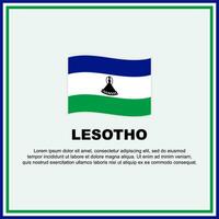 lesotho flagga bakgrund design mall. lesotho oberoende dag baner social media posta. lesotho baner vektor