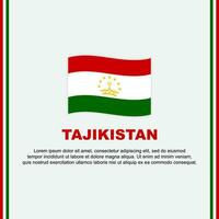 Tadschikistan Flagge Hintergrund Design Vorlage. Tadschikistan Unabhängigkeit Tag Banner Sozial Medien Post. Tadschikistan Karikatur vektor