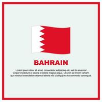 bahrain flagga bakgrund design mall. bahrain oberoende dag baner social media posta. bahrain baner vektor