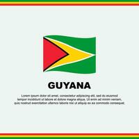 guyana flagga bakgrund design mall. guyana oberoende dag baner social media posta. guyana design vektor