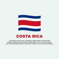 costa rica flagga bakgrund design mall. costa rica oberoende dag baner social media posta. costa rica bakgrund vektor