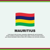 mauritius flagga bakgrund design mall. mauritius oberoende dag baner social media posta. mauritius design vektor