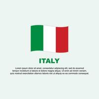 Italien flagga bakgrund design mall. Italien oberoende dag baner social media posta. Italien bakgrund vektor