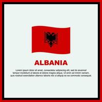 albania flagga bakgrund design mall. albania oberoende dag baner social media posta. albania baner vektor