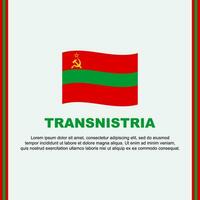 Transnistrien Flagge Hintergrund Design Vorlage. Transnistrien Unabhängigkeit Tag Banner Sozial Medien Post. Transnistrien Karikatur vektor