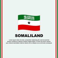 somaliland Flagge Hintergrund Design Vorlage. somaliland Unabhängigkeit Tag Banner Sozial Medien Post. somaliland Karikatur vektor