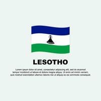 lesotho flagga bakgrund design mall. lesotho oberoende dag baner social media posta. lesotho bakgrund vektor