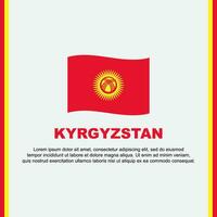 kyrgyzstan flagga bakgrund design mall. kyrgyzstan oberoende dag baner social media posta. kyrgyzstan tecknad serie vektor